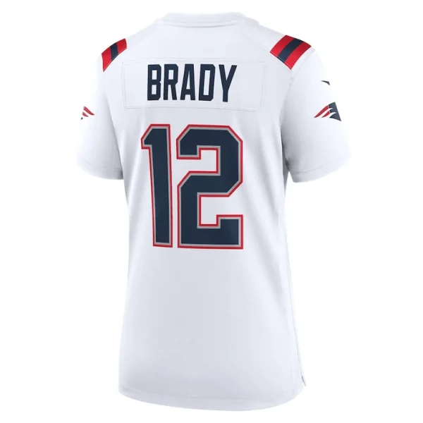 Tom brady new england patriots nike womens retired game jersey White L