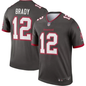 Tom brady tampa bay buccaneers nike alternate legend player performance top pewter Multi