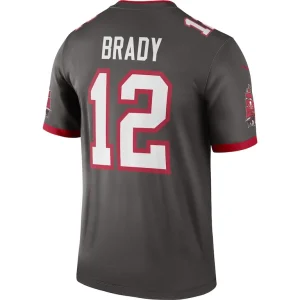 Tom brady tampa bay buccaneers nike alternate legend player performance top pewter Multi L