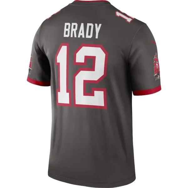 Tom brady tampa bay buccaneers nike alternate legend player performance top pewter Multi L