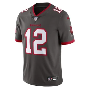 Tom brady tampa bay buccaneers nike alternate vapor untouchable limited jersey pewter Multi M
