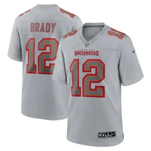 Tom brady tampa bay buccaneers nike atmosphere fashion game jersey Gray