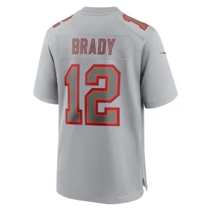 Tom brady tampa bay buccaneers nike atmosphere fashion game jersey Gray L