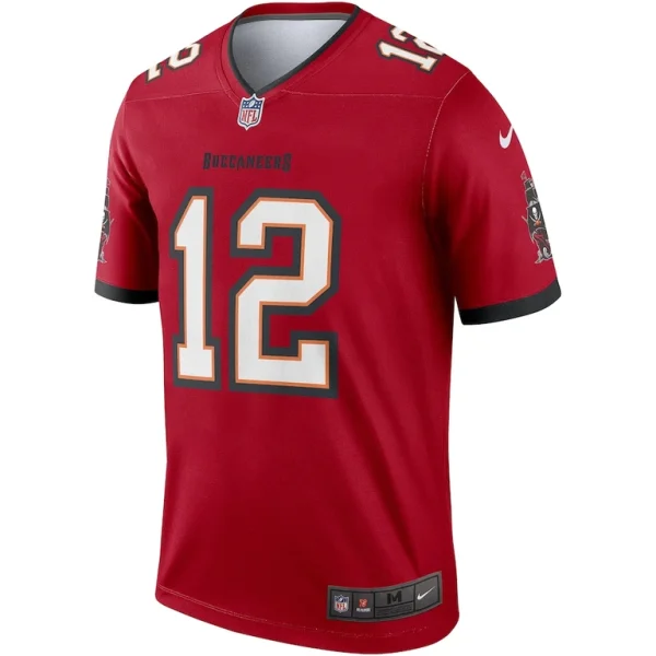 Tom brady tampa bay buccaneers nike team legend player performance top Red M