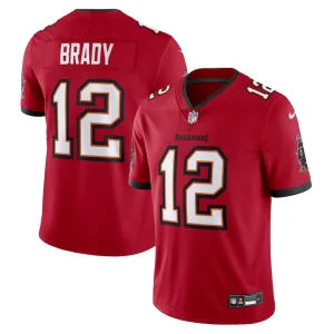 Tom brady tampa bay buccaneers nike vapor untouchable limited jersey Red