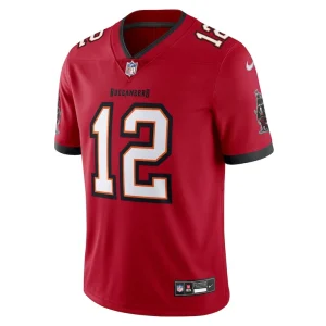 Tom brady tampa bay buccaneers nike vapor untouchable limited jersey Red M