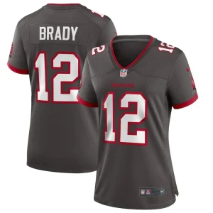 Tom brady tampa bay buccaneers nike womens alternate game jersey pewter Multi