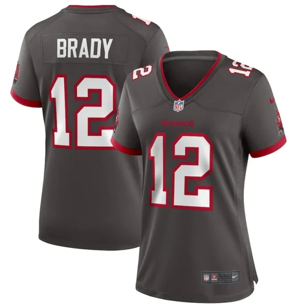 Tom brady tampa bay buccaneers nike womens alternate game jersey pewter Multi