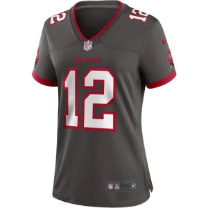 Tom brady tampa bay buccaneers nike womens alternate game jersey pewter Multi M