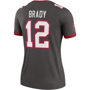 Tom brady tampa bay buccaneers nike womens alternate legend player performance top pewter Multi L