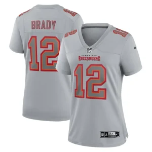 Tom brady tampa bay buccaneers nike womens atmosphere fashion game jersey Gray