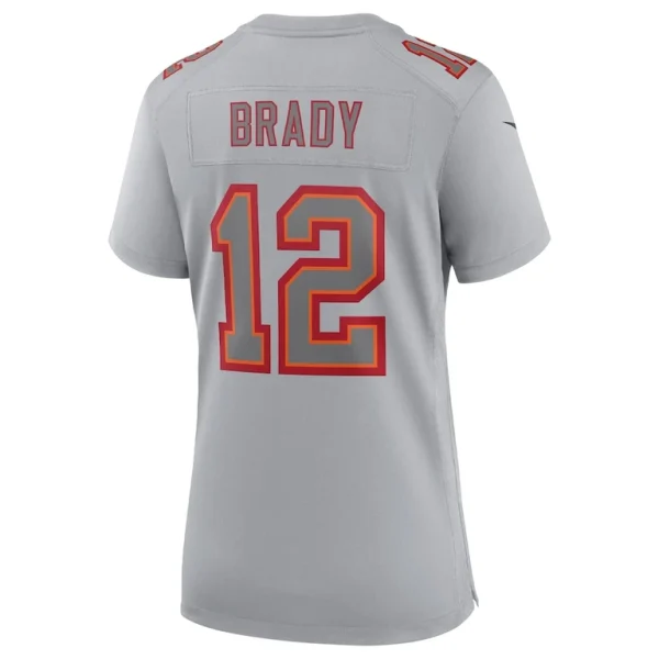Tom brady tampa bay buccaneers nike womens atmosphere fashion game jersey Gray L