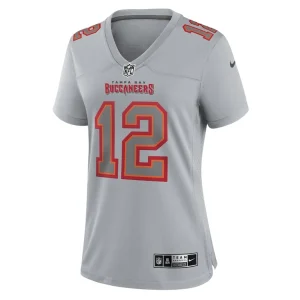 Tom brady tampa bay buccaneers nike womens atmosphere fashion game jersey Gray M