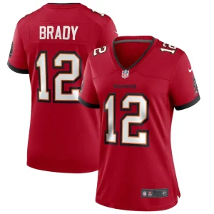 Tom brady tampa bay buccaneers nike womens game jersey Red