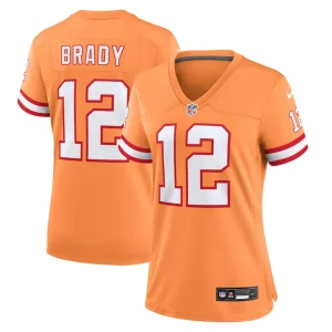 Tom brady tampa bay buccaneers nike womens player jersey Orange