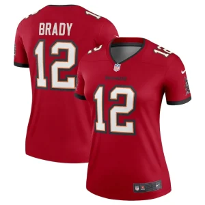 Tom brady tampa bay buccaneers nike womens team legend player performance top Red