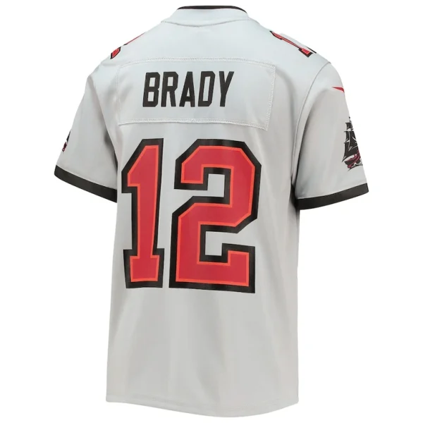 Tom brady tampa bay buccaneers nike youth inverted team game jersey Gray Yth L