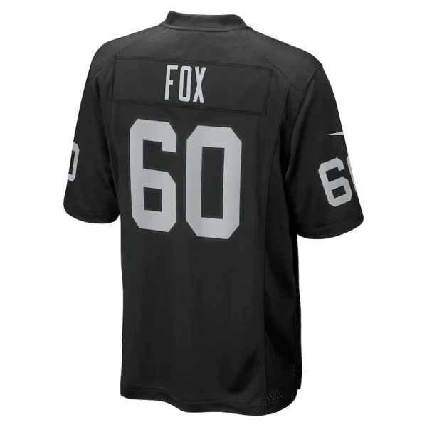 Tomari fox las vegas raiders nike team game jersey Black L