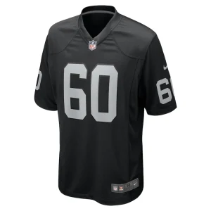Tomari fox las vegas raiders nike team game jersey Black M