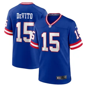 Tommy devito new york giants nike alternate player game jersey Royal