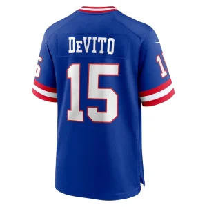 Tommy devito new york giants nike alternate player game jersey Royal L