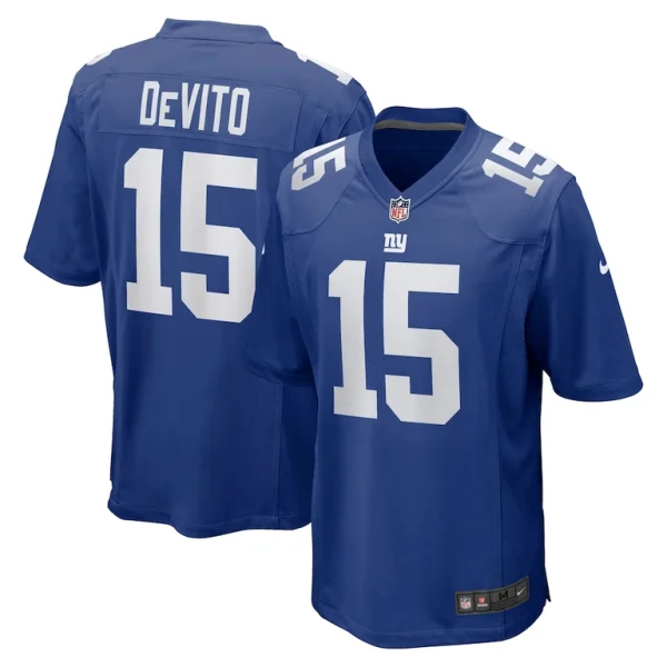 Tommy devito new york giants nike player game jersey Royal