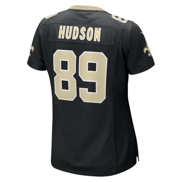 Tommy hudson new orleans saints nike womens team game jersey Black L