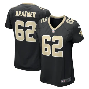 Tommy kraemer new orleans saints nike womens team game jersey Black