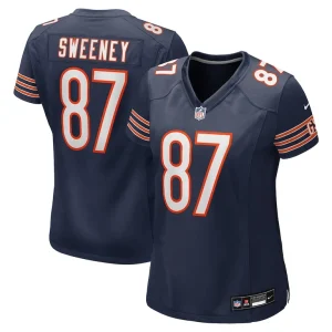 Tommy sweeney chicago bears nike womens game jersey Navy