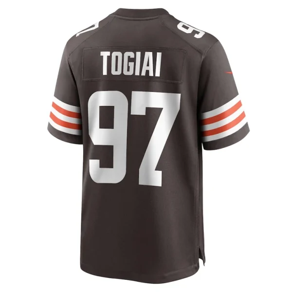 Tommy togiai cleveland browns nike game jersey Brown L
