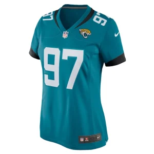 Tommy togiai jacksonville jaguars nike womens team game jersey Teal M