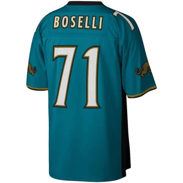 Tony boselli jacksonville jaguars mitchell ness legacy replica jersey Teal L