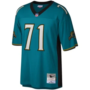 Tony boselli jacksonville jaguars mitchell ness legacy replica jersey Teal M