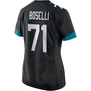 Tony boselli jacksonville jaguars nike womens game retired player jersey Black L