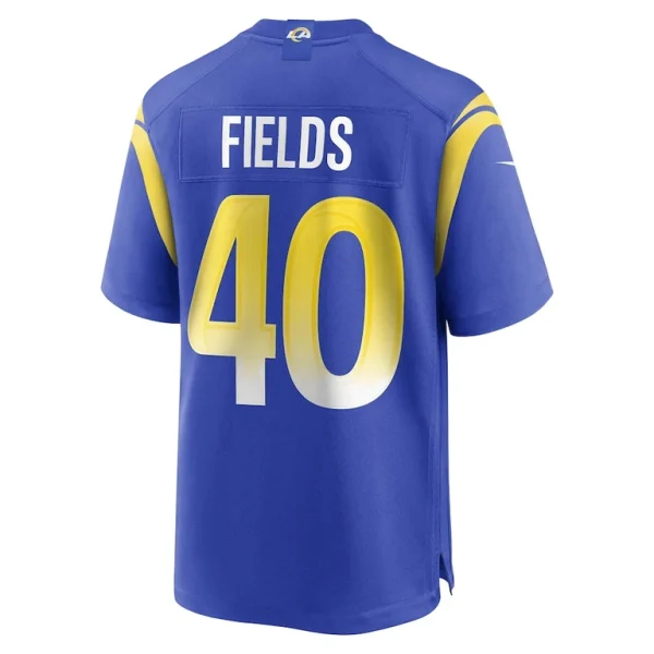 Tony fields los angeles rams nike team game jersey Royal L