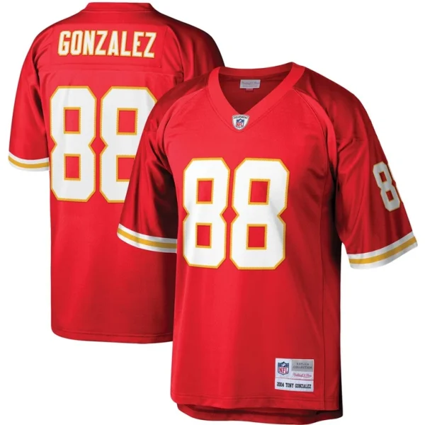 Tony gonzalez kansas city chiefs mitchell ness legacy replica jersey Red