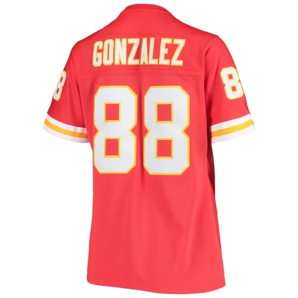 Tony gonzalez kansas city chiefs mitchell ness womens legacy replica team jersey Red L