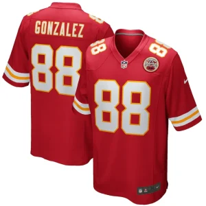 Tony gonzalez kansas city chiefs nike game retired player jersey Red