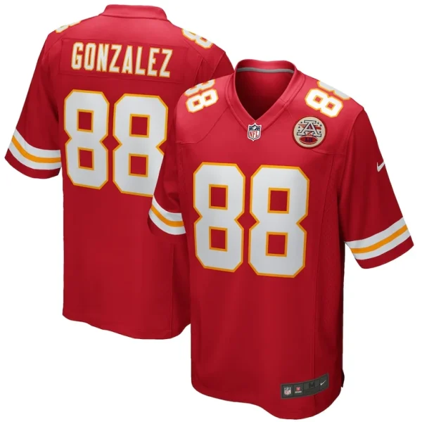 Tony gonzalez kansas city chiefs nike game retired player jersey Red