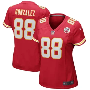 Tony gonzalez kansas city chiefs nike womens game retired player jersey Red