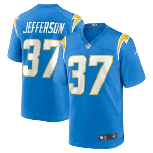 Tony jefferson los angeles chargers nike team game jersey Powder blue