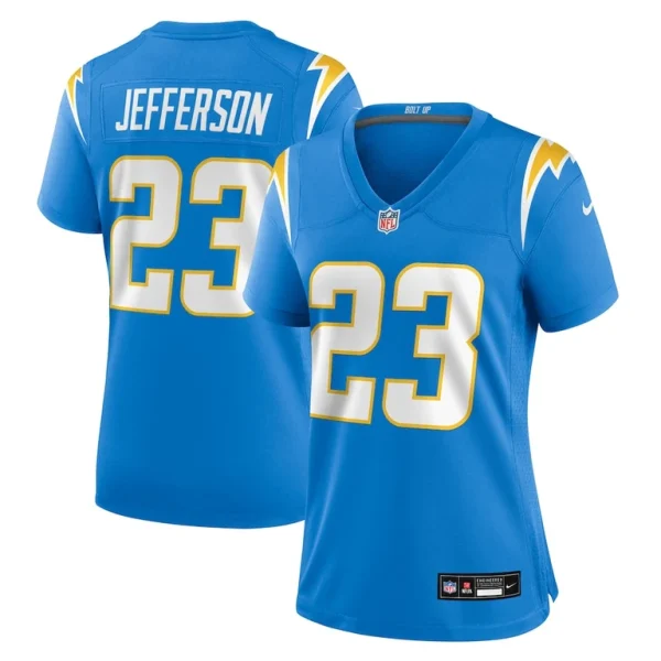 Tony jefferson los angeles chargers nike womens team game jersey Powder blue