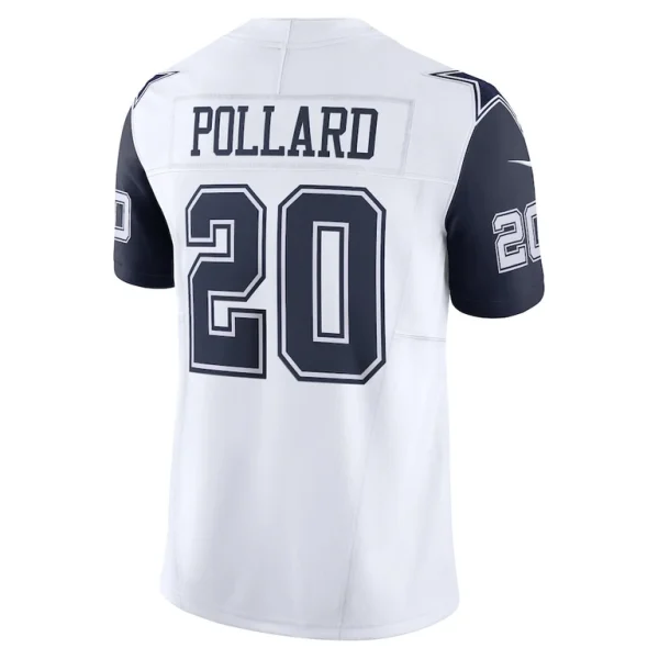 Tony pollard dallas cowboys nike vapor f.u.s.e. limited jersey White L