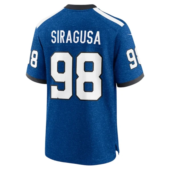 Tony siragusa indianapolis colts nike indiana nights alternate game jersey Royal L