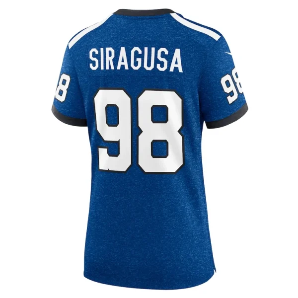 Tony siragusa indianapolis colts nike womens indiana nights alternate game jersey Royal L