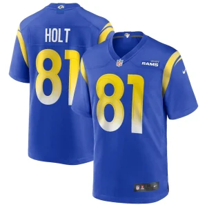 Torry holt los angeles rams nike game retired player jersey Royal
