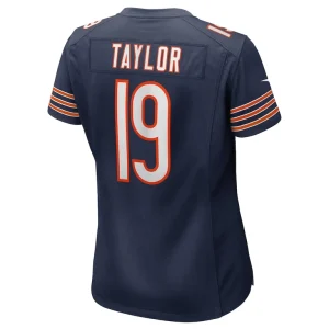 Tory taylor chicago bears nike womens game jersey Navy L