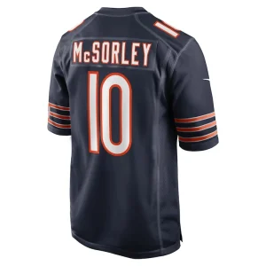 Trace mcsorley chicago bears nike team game jersey Navy L