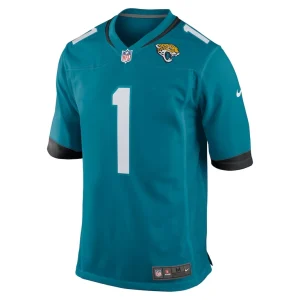 Travis etienne jacksonville jaguars nike game jersey Teal M