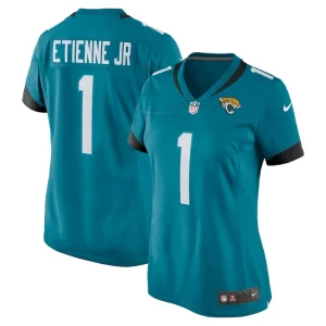 Travis etienne jacksonville jaguars nike womens game jersey Teal